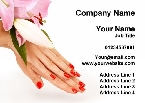 Biglietti visita manicure - biglietti,