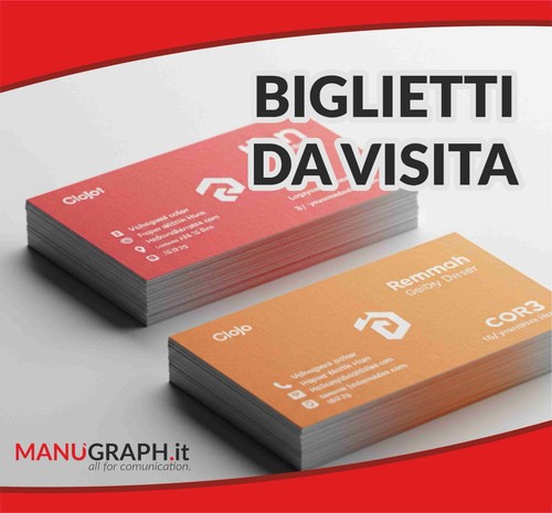 Stampa 500 biglietti visita - da,