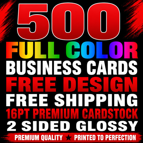 500 biglietti visita full - 500,