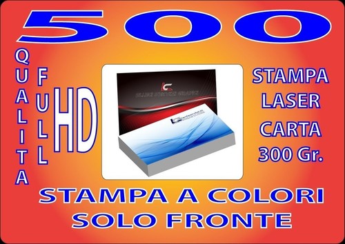 500 biglietti visita - biglietti, da